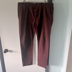 J. Crew Stretch Chino. Burgundy. Size 36X32